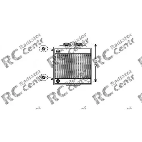 Радиатор двигателя BMW 7 F01 , F02 № 1002366