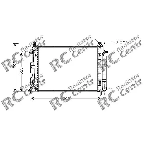 Радиатор двигателя SAAB 900, 9.3 № 1031026
