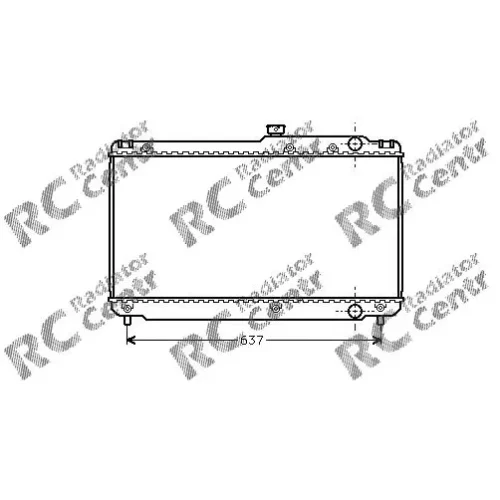 Радиатор двигателя TOYOTA Camry № 1037041