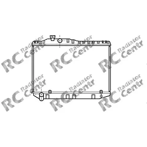 Радиатор двигателя TOYOTA Cressida , Crown № 1037056