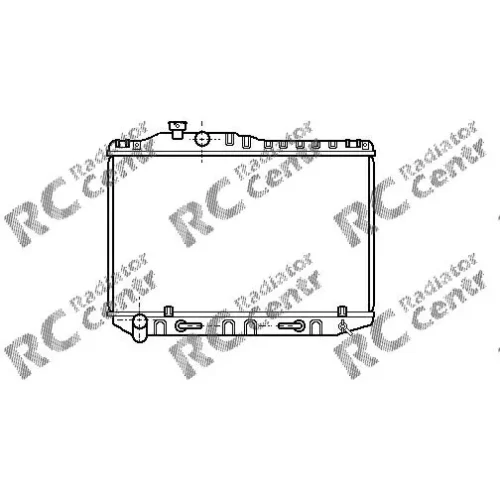 Радиатор двигателя TOYOTA Cressida , Crown № 1037057
