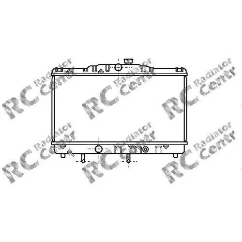 Радиатор двигателя TOYOTA Corolla № 1037116