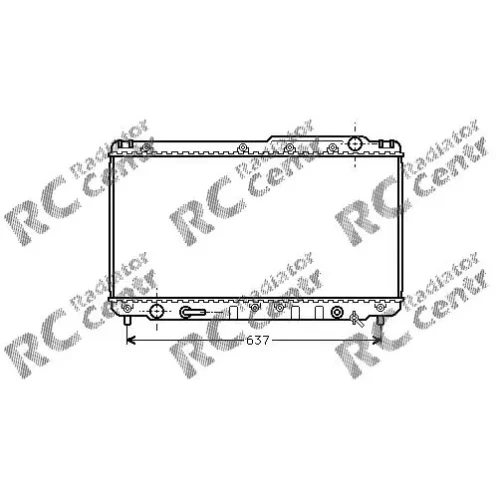 Радиатор двигателя TOYOTA Camry № 1037229