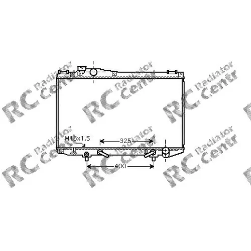 Радиатор двигателя TOYOTA Crown № 1037480