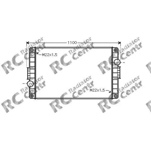 Радиатор двигателя VOLVO Truck B № 1040046