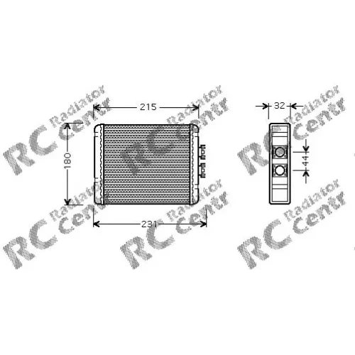 Радиатор печки AUDI A2 № 3001198