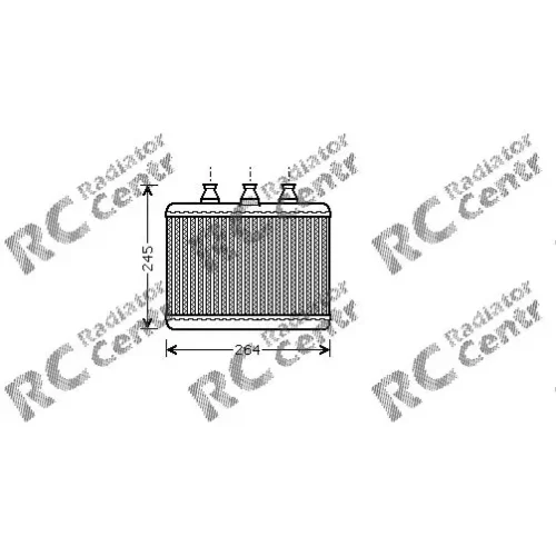 Радиатор печки BMW 7 E65 , E66 № 3002271