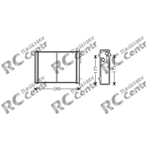 Радиатор печки CITROEN Jumper , Relay FIAT Ducato, PEUGEOT Boxer № 3004260