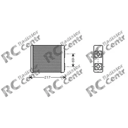 Радиатор печки FORD Maverick № 3010362