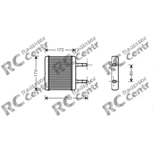 Радиатор печки HYUNDAI Amica , Atos, Atos № 3012137