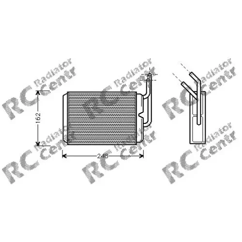 Радиатор печки RENAULT Twingo № 3029220