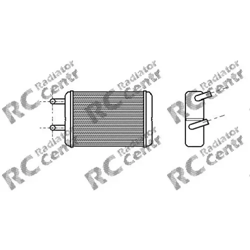 Радиатор печки TOYOTA Corolla № 3037133