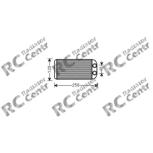 Радиатор печки TOYOTA Paseo, Rav 4 , Starlet, Tercel № 3037557