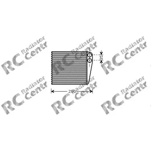 Радиатор печки AUDI A3, SEAT Altea, Leon, Toledo, SKODA Octavia, VW Caddy, Golf, Jetta, Touran № 3038229