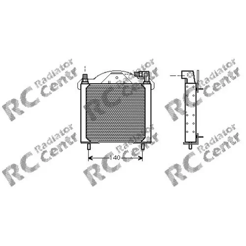 Радиатор масла RENAULT 25 № 4029147