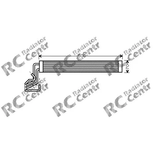 Радиатор масла PORSCHE Cayenne, VW Touareg № 4038264