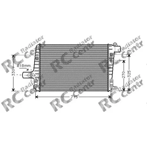 Интеркулер AUDI A6 № 5001136