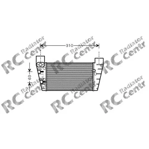 Интеркулер AUDI A4 № 5001186