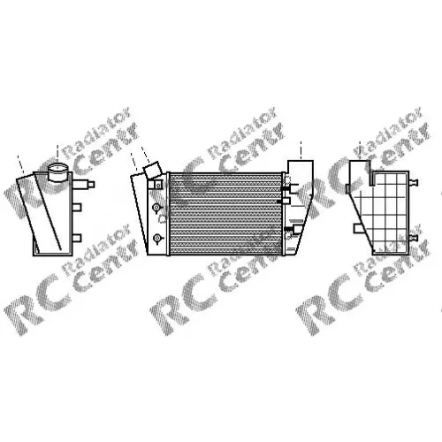Интеркулер AUDI A4 № 5001188