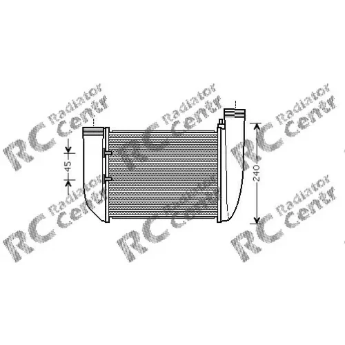 Интеркулер AUDI A6 № 5001211