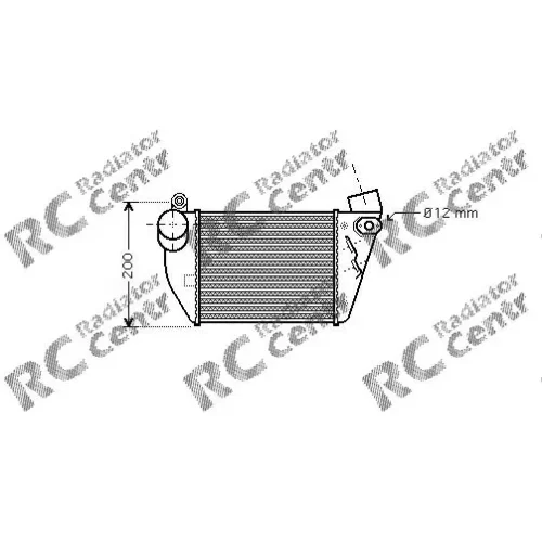 Интеркулер AUDI TT № 5001224