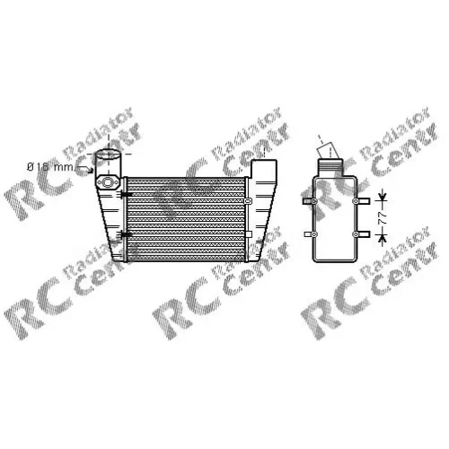 Интеркулер AUDI A6 № 5001225