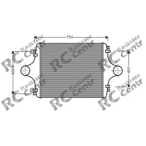 Интеркулер MAN F2000 № 5018024