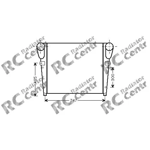 Интеркулер RENAULT Truck Magnum № 5019047