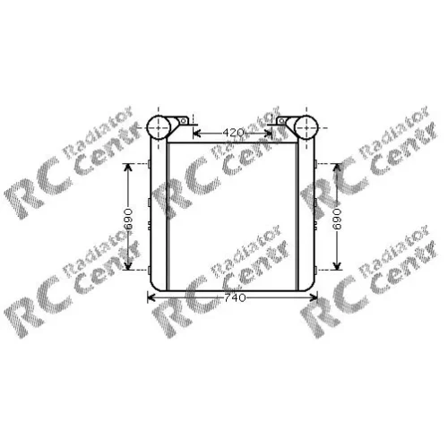 Интеркулер RENAULT Truck Premium № 5019077