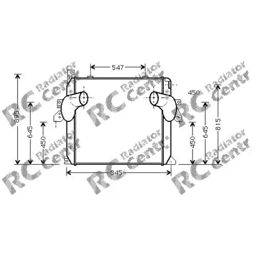 Интеркулер MERCEDES Truck Actros № 5023178