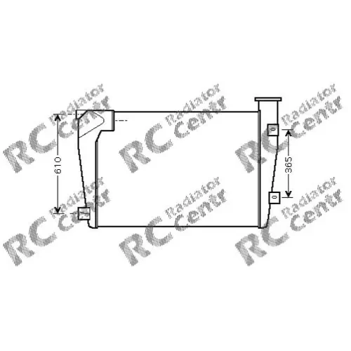 Интеркулер MERCEDES Truck O 403 № 5023233