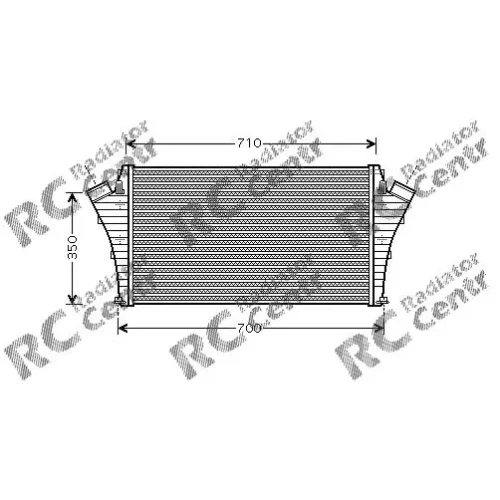 Интеркулер OPEL Signum, Vectra, SAAB 9.3 № 5025361