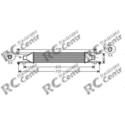 Интеркулер OPEL Corsa № 5025420
