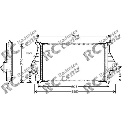 Интеркулер PEUGEOT 406 № 5026273