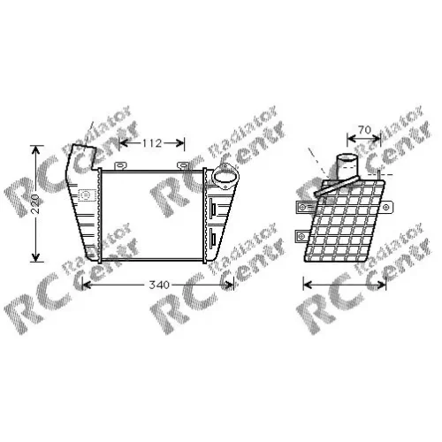 Интеркулер VW Golf, Vento, Vento № 5038127