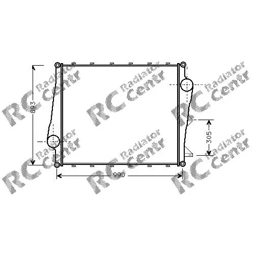 Интеркулер VOLVO Truck FH № 5040022