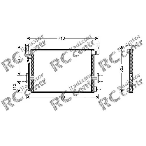 Радиатор кондиционера RENAULT Truck Kerax, Premium № 7019013