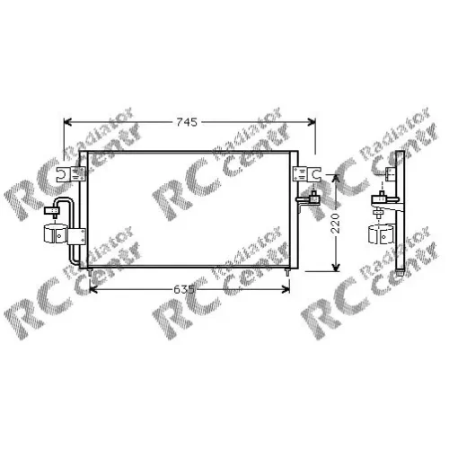 Радиатор кондиционера NISSAN Sunny № 7024178