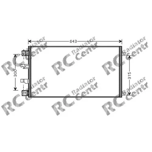 Радиатор кондиционера NISSAN Qashqai № 7024290