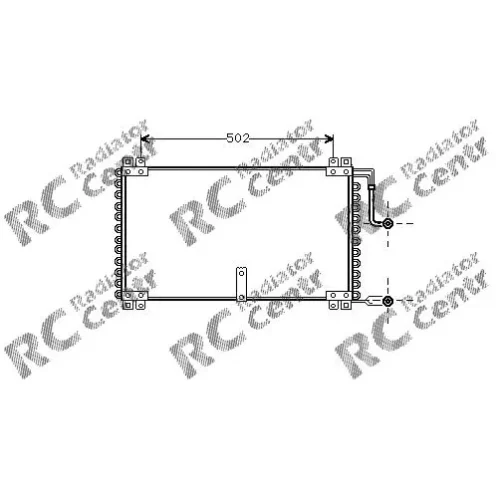 Радиатор кондиционера RENAULT 25 № 7029178