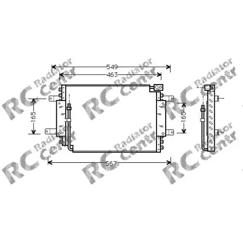 Радиатор кондиционера SUZUKI Vitara № 7036027